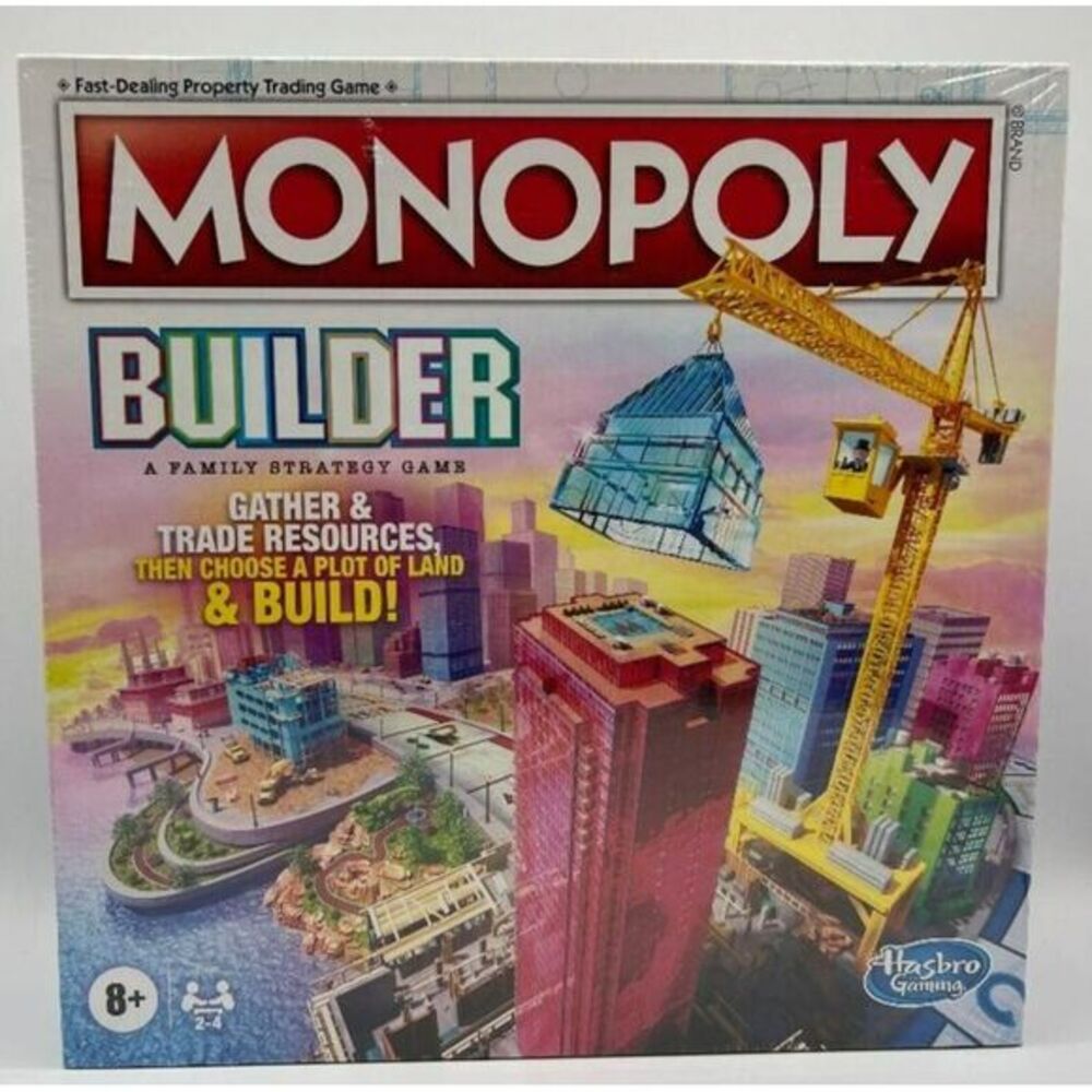Monopoly Builder Board Game Board Games for Kids and Adults Strategy Games‎ NEW